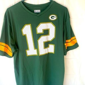 Green Bay packer jersey #12, NFL, large, green